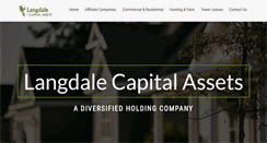 Desktop Screenshot of langdalecapital.com